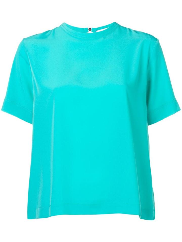 Mira Mikati Ribbon Detail T-shirt - Blue