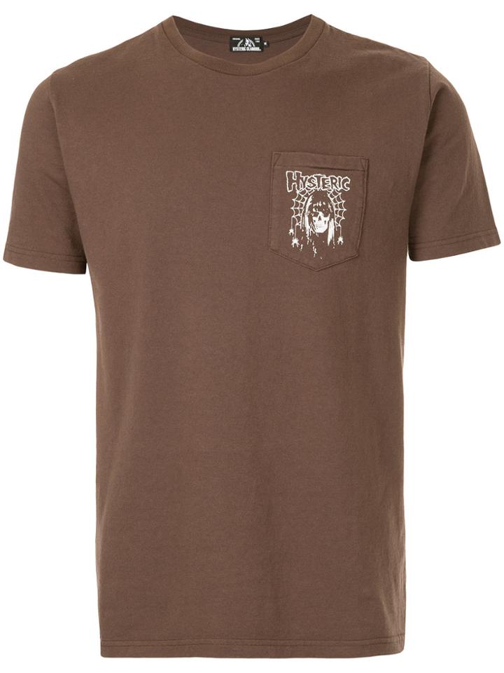 Hysteric Glamour Graphic Print T-shirt - Brown