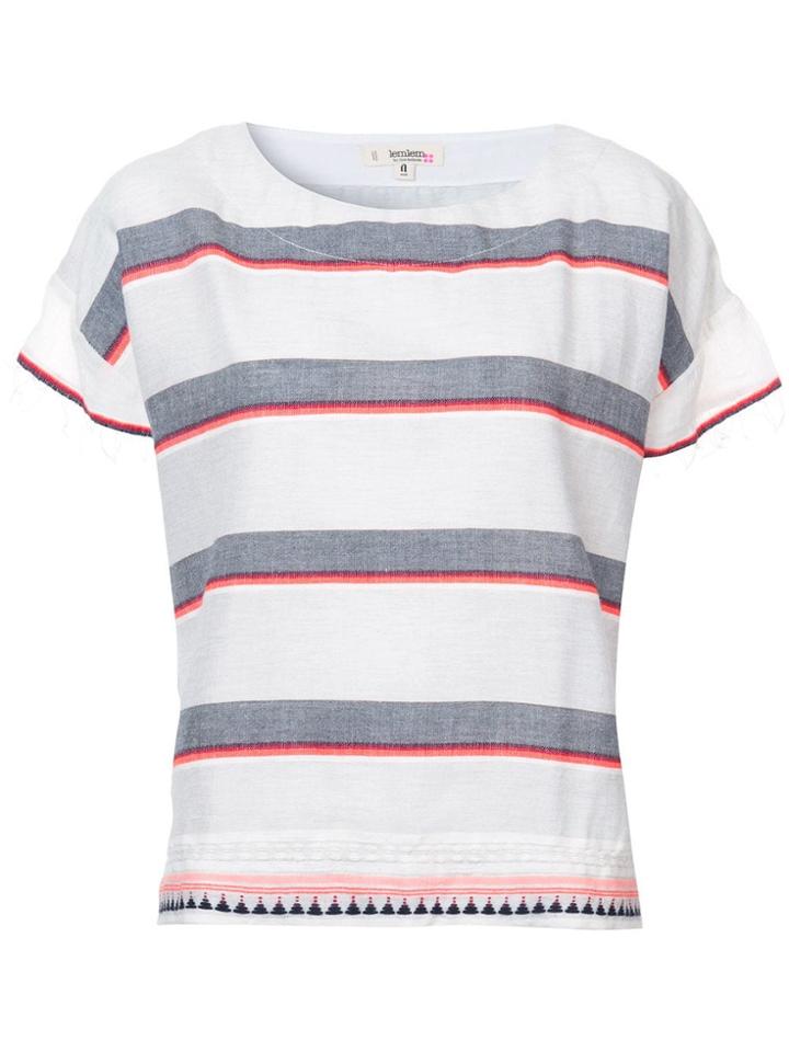 Lemlem Striped T-shirt - Grey