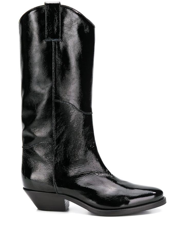 P.a.r.o.s.h. Distressed Tall Boots - Brown