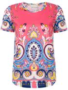 Etro Mixed Print T-shirt - Multicolour