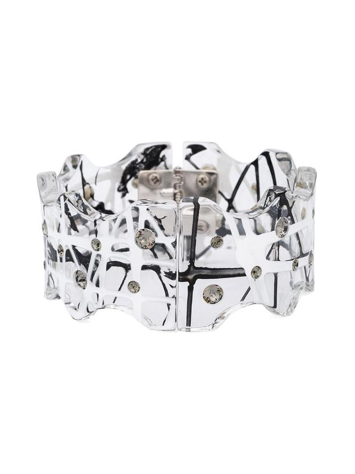 Christopher Kane Hand Laser Cut Bracelet, Women's, Black