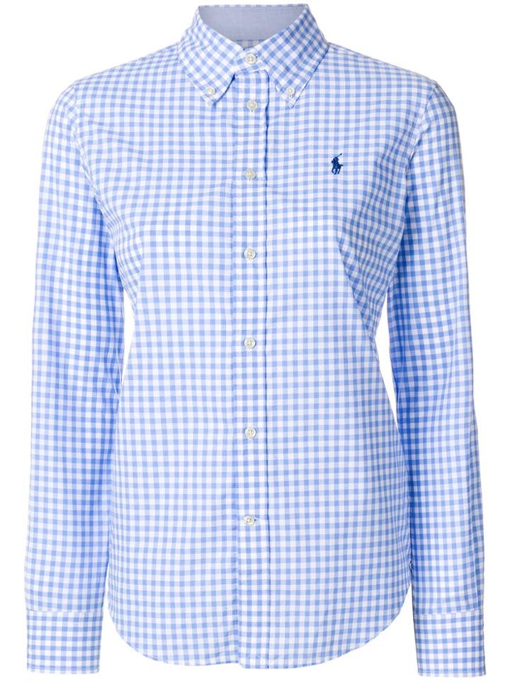 Ralph Lauren Checked Shirt - White