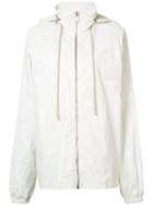 Hooded Windbreaker - Women - Cotton - M, White, Cotton, Rick Owens Drkshdw