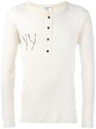 Yohji Yamamoto Round Buttoned Neck T-shirt, Men's, Size: 3, Nude/neutrals, Cotton