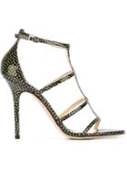 Jimmy Choo Dory Sandals, Women's, Size: 37.5, Black, Leather