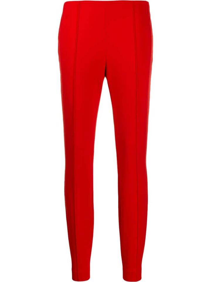 Escada Sport Slim Fit Trousers - Red