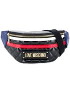 Love Moschino Quilted Belt Bag - Black
