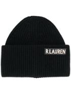 Polo Ralph Lauren Logo Knitted Beanie - Black