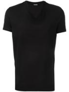 Dsquared2 Underwear Basic V-neck T-shirt, Men's, Size: Large, Black, Cotton/spandex/elastane