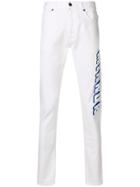 Mirror By Paura Slim Fit Jeans - White