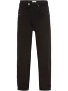 Jw Anderson Fold Front Jeans - Black