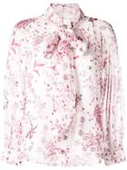 Max Mara Studio Floral Embroidered Blouse - White