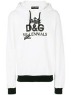 Dolce & Gabbana Dg Millennials Hoodie - White