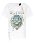 Tiger In The Rain Embellished Printed T-shirt - White