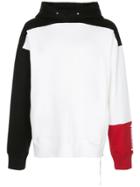Mastermind World Colour Block Hoodie - White