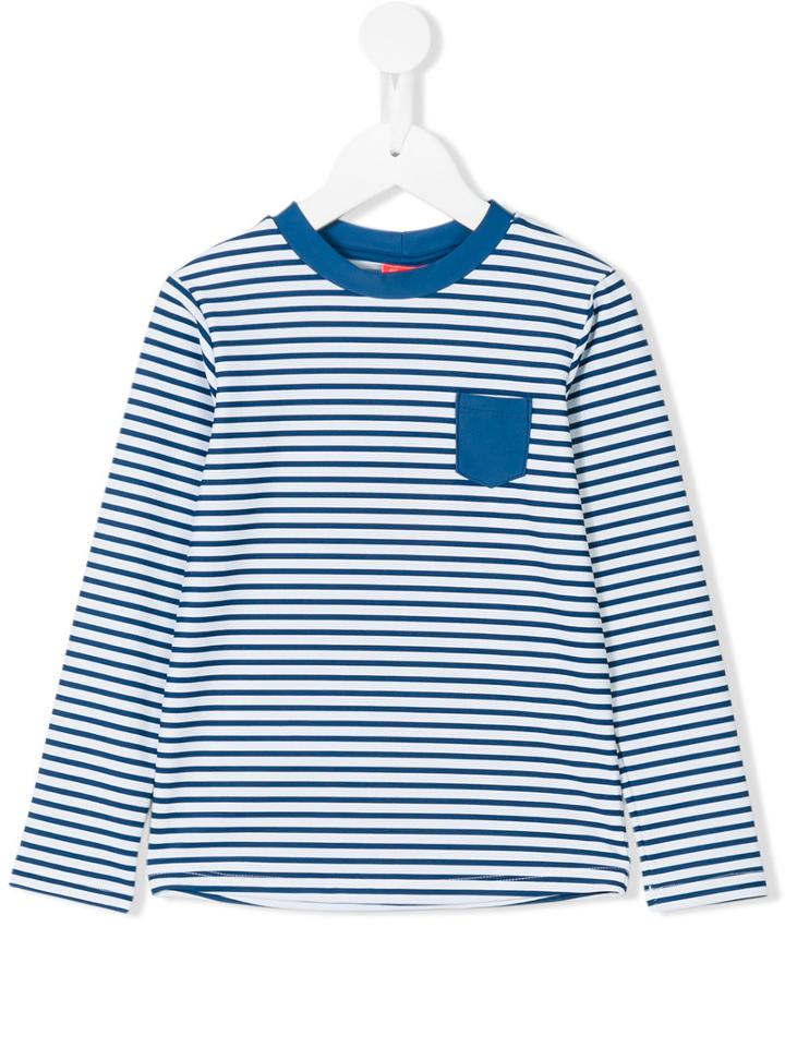 Sunuva - Striped Long Sleeve Sweatshirt - Kids - Polyamide/spandex/elastane - 11 Yrs, Blue