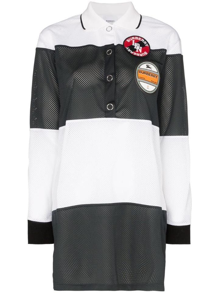 Burberry Airtex Mesh Polo Shirt - White