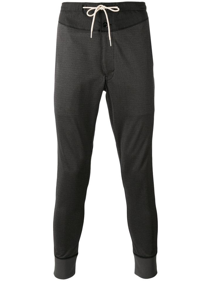Junya Watanabe Comme Des Garçons Man - Slim-fit Jogging Trousers - Men - Cotton/polyester - M, Grey, Cotton/polyester