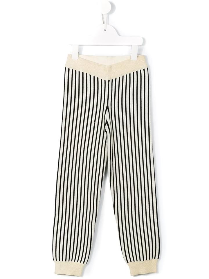 Bobo Choses Striped Trousers, Girl's, Size: 9 Yrs, White