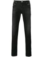 Versace Collection Skinny Jeans, Men's, Size: 32, Black, Cotton/spandex/elastane
