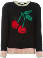 Red Valentino Cherry Intarsia Sweater