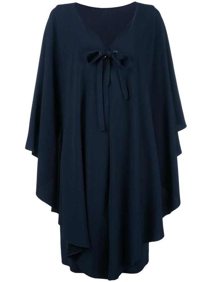 Alberta Ferretti Oversized Dress, Women's, Size: 44, Blue, Acetate/rayon