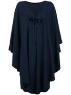 Alberta Ferretti Oversized Dress, Women's, Size: 44, Blue, Acetate/rayon