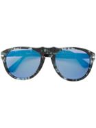 Persol 649 Aviator Sunglasses - Blue