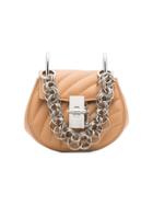 Chloé Drew Bijou Mini Leather Bag - Pink