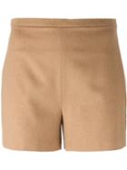 Max Mara 'galena' Shorts, Women's, Size: 40, Camel Hair
