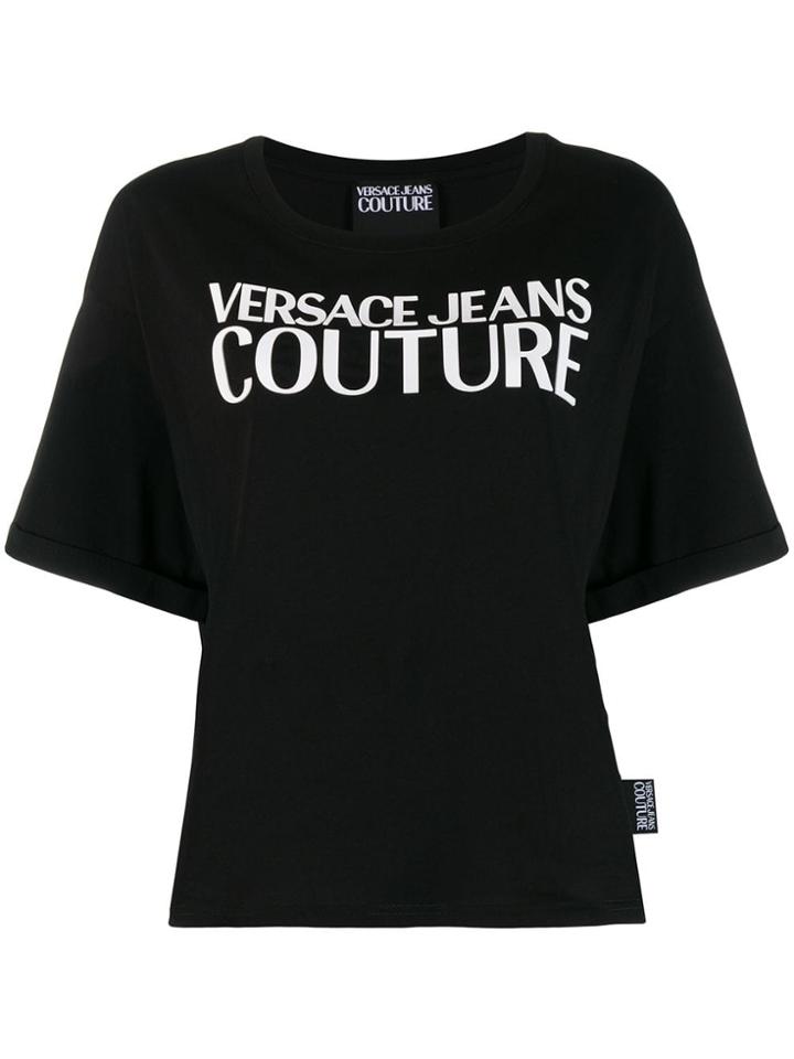 Versace Jeans Couture Lettering Logo T-shirt - Black