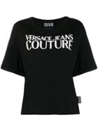Versace Jeans Couture Lettering Logo T-shirt - Black