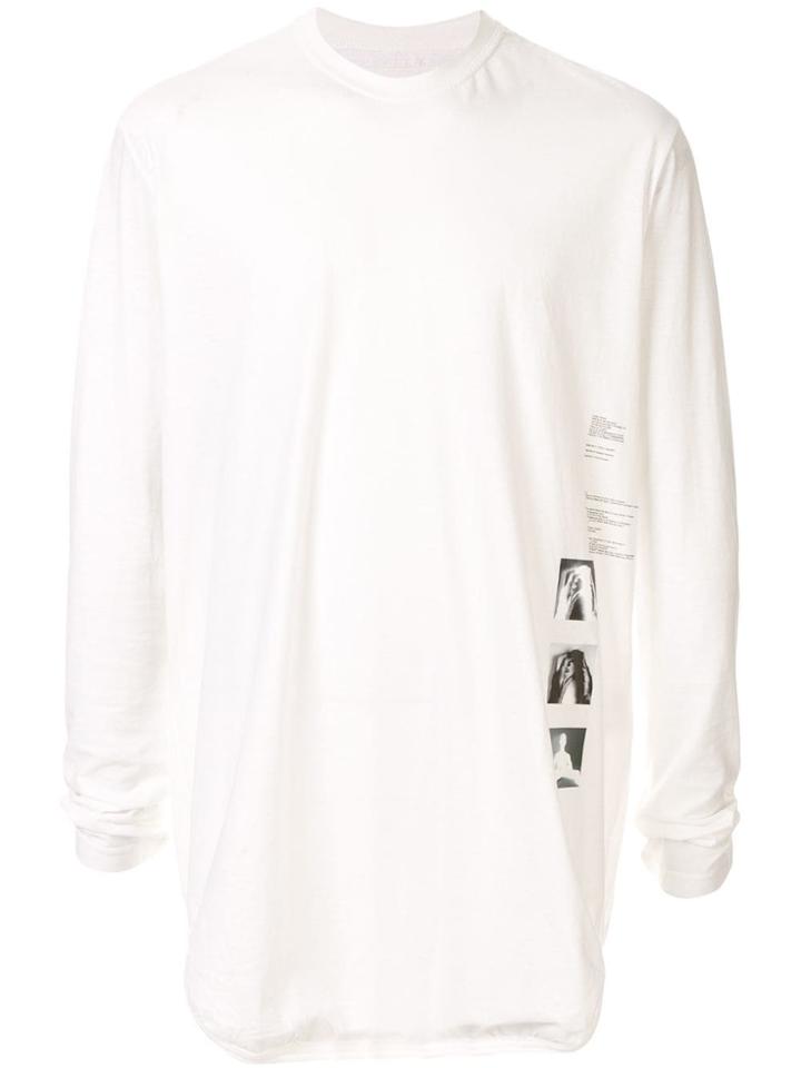 Julius Oversized Long Sleeved Top - White