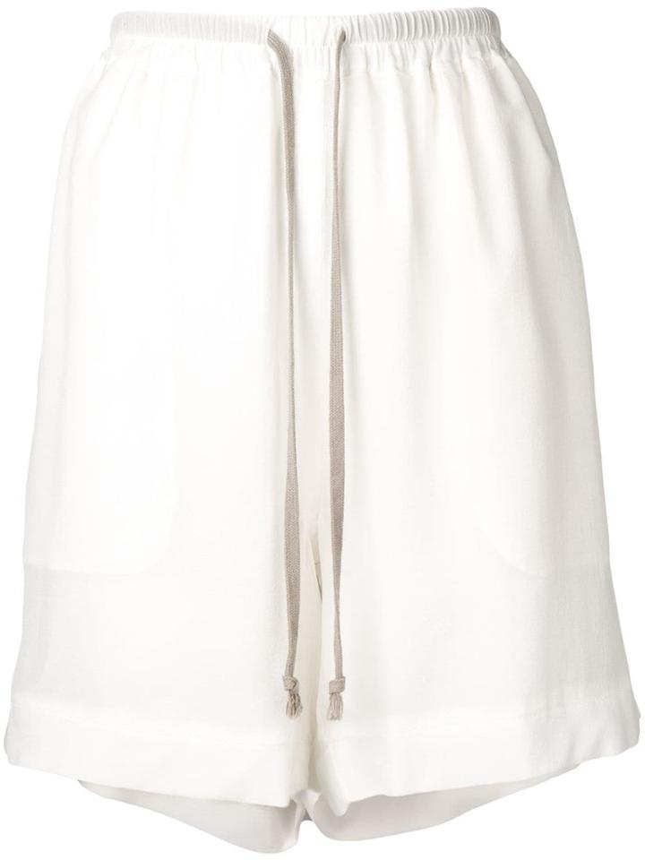 Rick Owens Drop-crotch Shorts - White