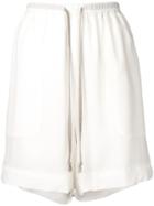 Rick Owens Drop-crotch Shorts - White