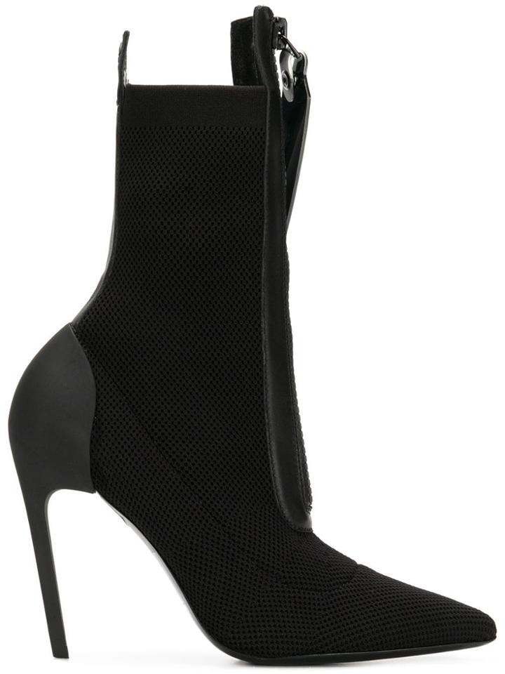 Diesel Scuba Fabric Zipped Boots - Black