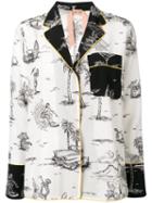 Nº21 Holiday Print Shirt - White