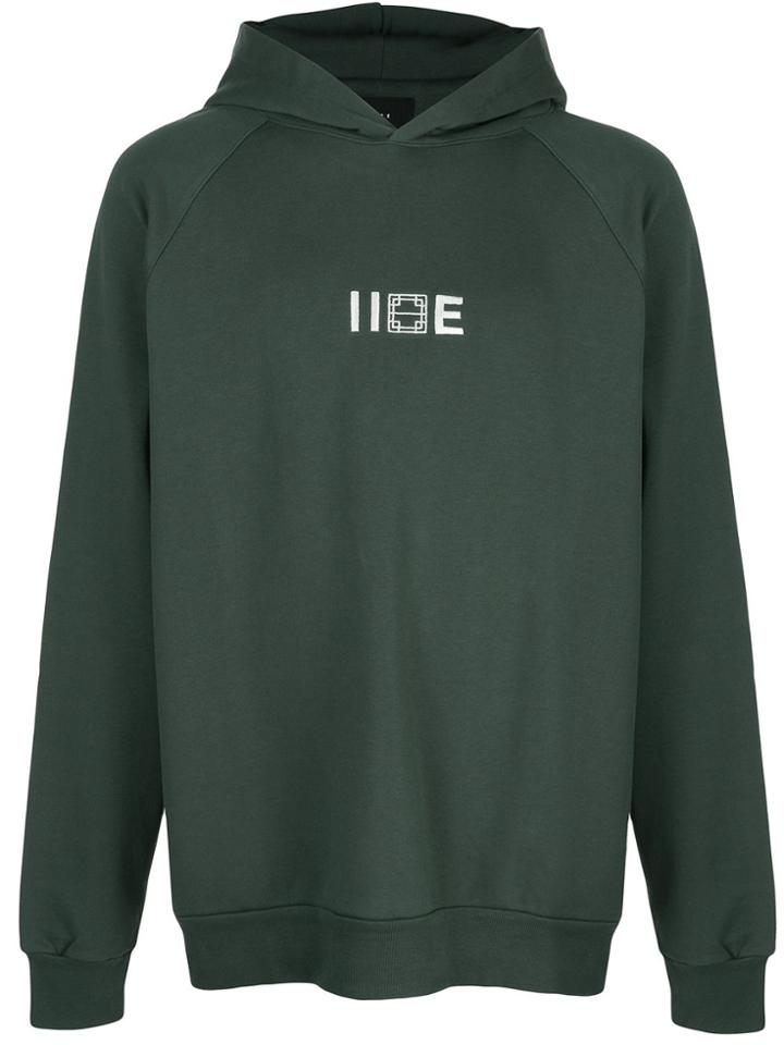 Iise Logo Jersey Hoody - Green