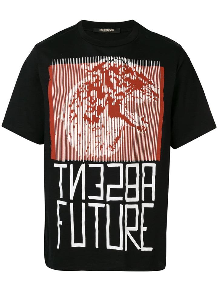 Roberto Cavalli 'absent Future' T-shirt - Black