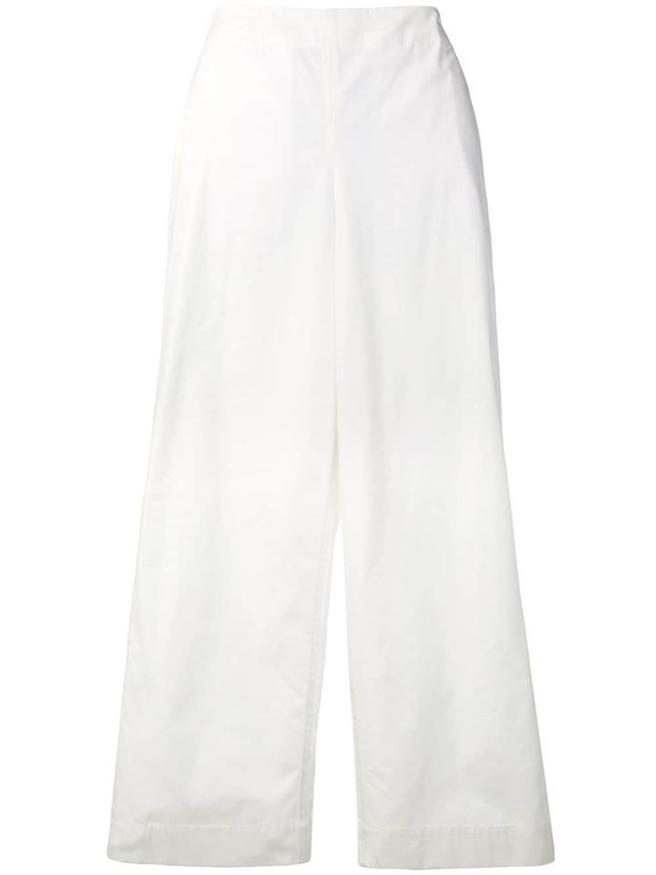 Theory High-waist Flared Trousers - White