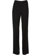 Maison Margiela Zip Waist Trousers, Women's, Size: 40, Black, Viscose/virgin Wool
