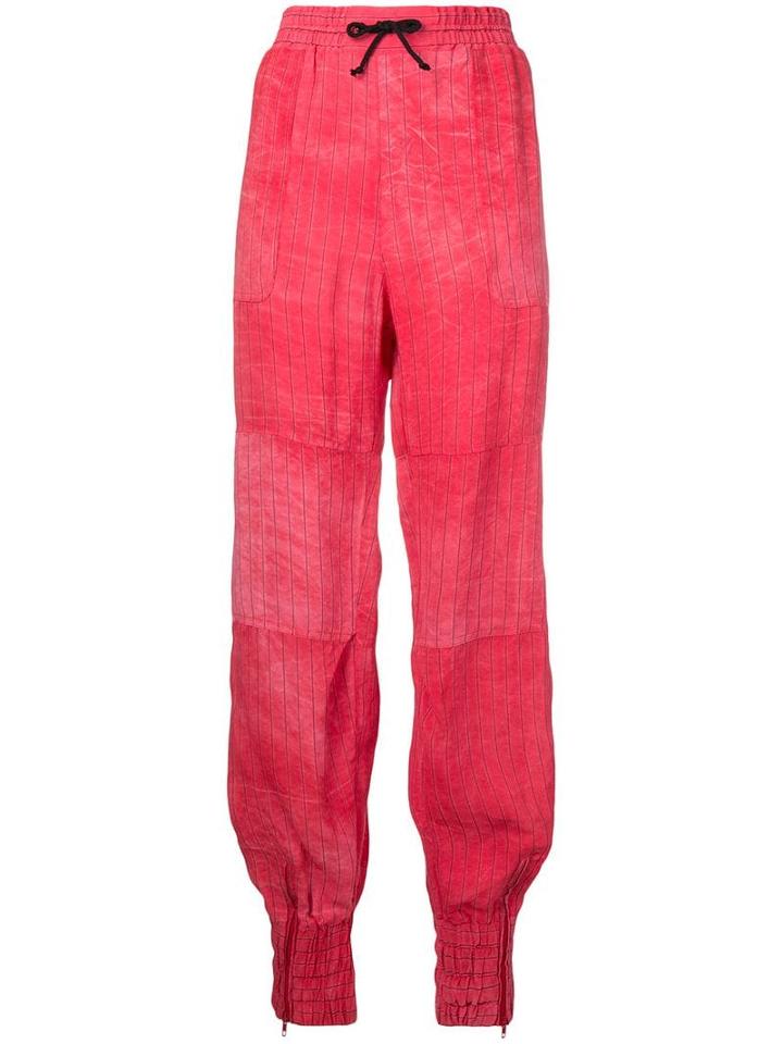 Golden Goose Stitching Details Track Pants - Red