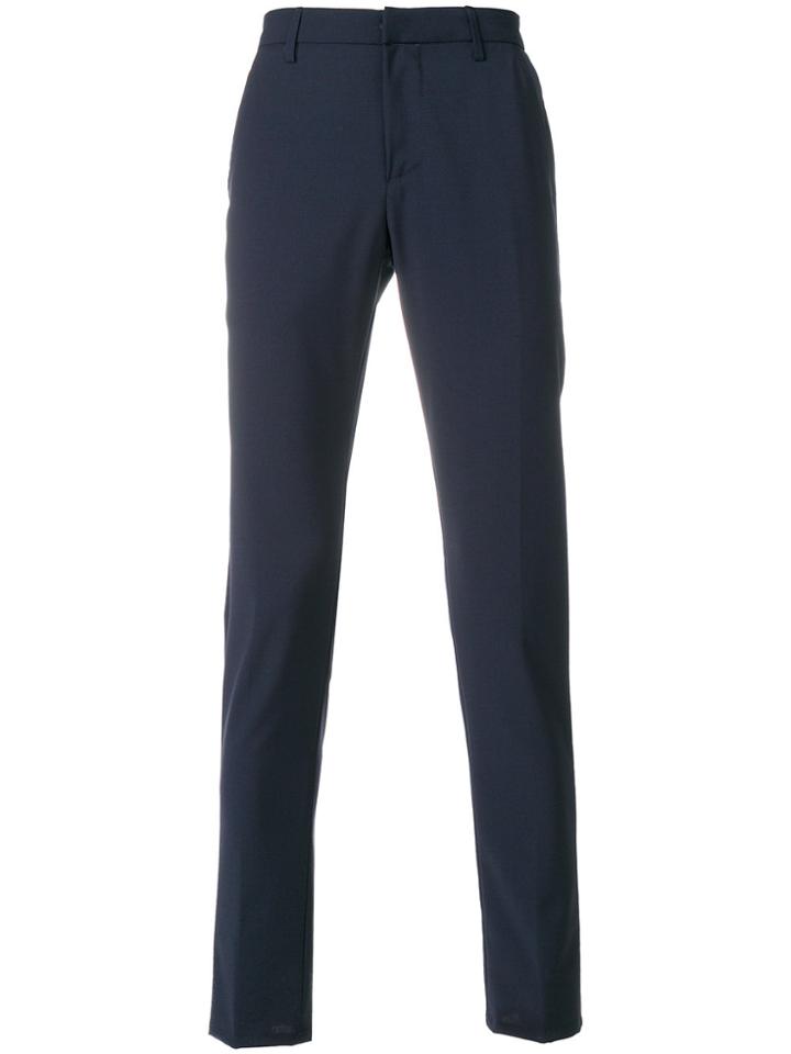 Dondup Tailored Fitted Trousers - Blue