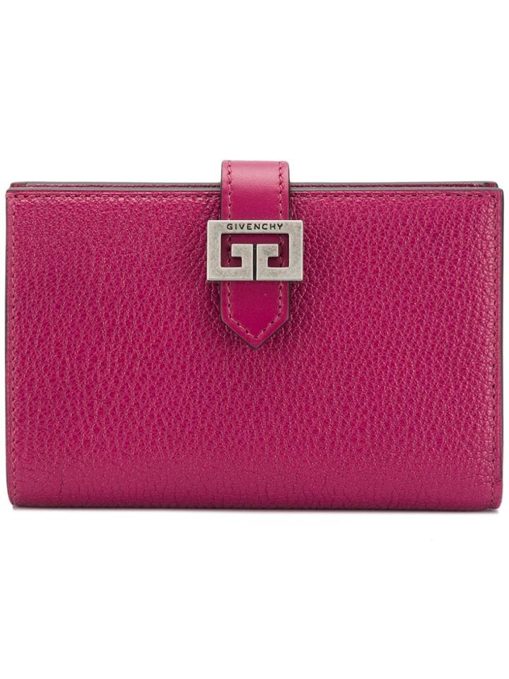 Givenchy Logo Wallet - Purple