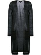 Theory - Tornia Duster Coat - Women - Linen/flax/polyamide - Xs, Black, Linen/flax/polyamide