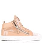 Giuseppe Zanotti Design Kriss Mid-top Sneakers - Pink & Purple