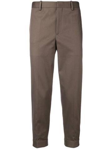 Neil Barrett Straight-leg Trousers - Brown
