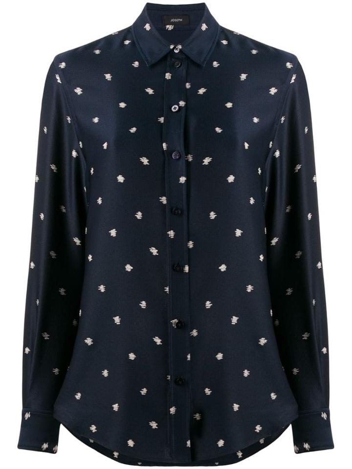Joseph New Garçon Scribble Spot Shirt - Blue