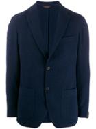 Altea Fitted Bouclé Blazer - Blue